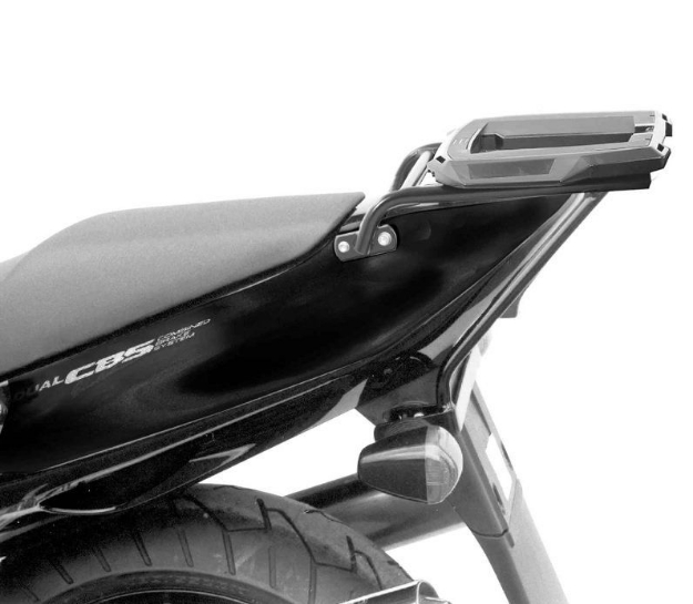 Afbeeldingen van Topdrager zwart Alurack Hepco&Becker Honda CBR1100XX
