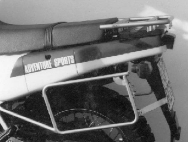 Afbeeldingen van Kofferrek zwart Hepco & Becker Honda XRV650