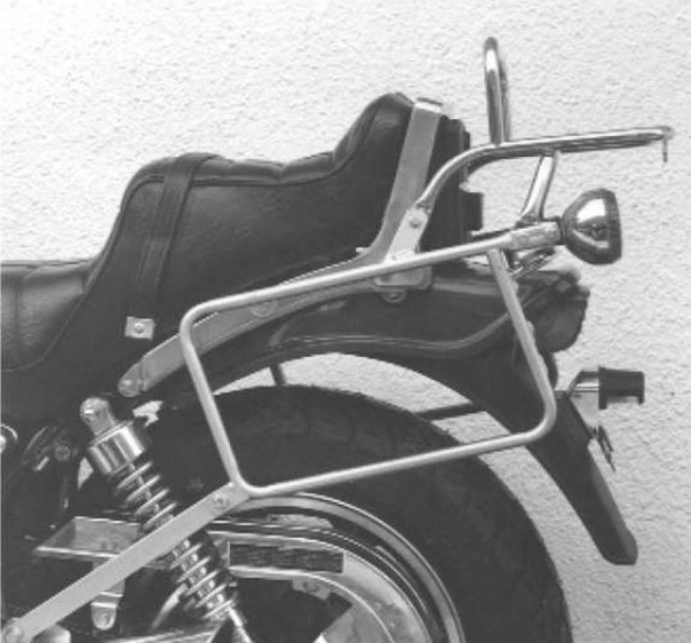 Afbeeldingen van Kofferrek chroom Hepco & Becker Kawasaki Z450 LTD