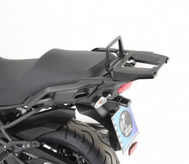 Afbeeldingen van Topdrager zwart Alurack Hepco&Becker Kawasaki Versys 1000 '15-18