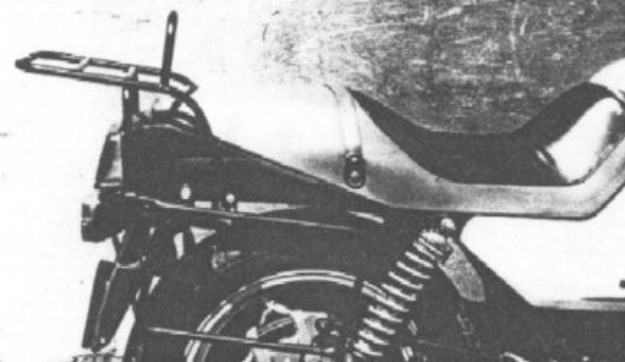 Afbeeldingen van Kofferrek zwart Hepco & Becker Suzuki GS 650 KATANA