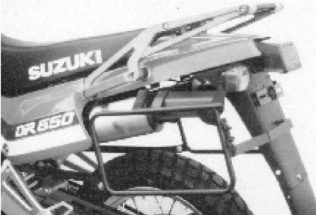 Afbeeldingen van Kofferrek zwart Hepco & Becker Suzuki DR650 RS / RSE '91-