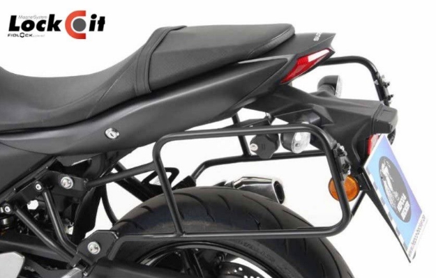 Afbeeldingen van Kofferrek zwart Lock-it Hepco&Becker Suzuki SV650 '16-