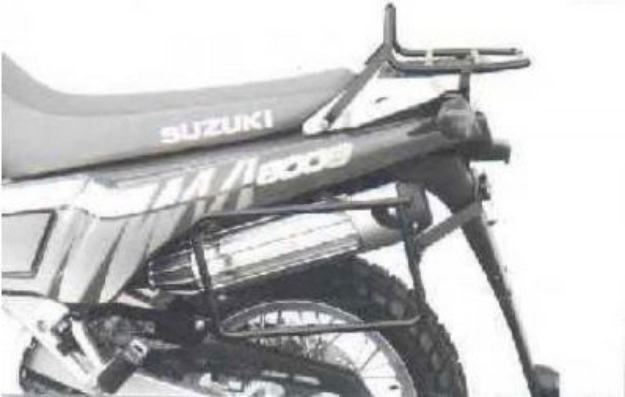 Afbeeldingen van Kofferrek zwart Hepco & Becker Suzuki DR800S BIG '91-