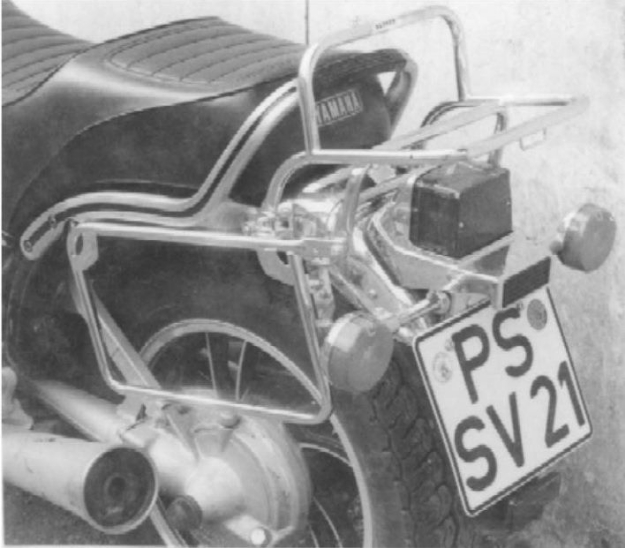 Afbeeldingen van Kofferrek chroom Hepco & Becker Yamaha XV750SE