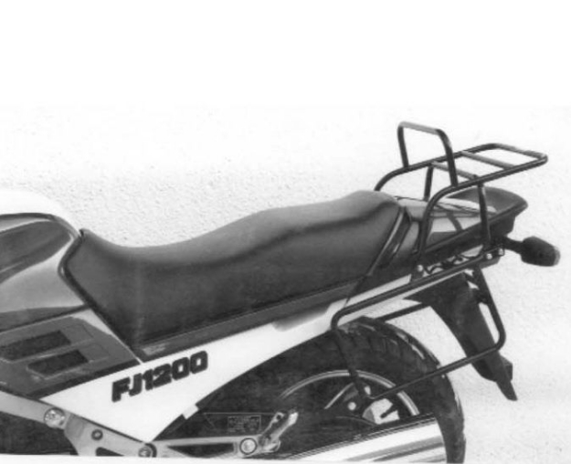 Afbeeldingen van Kofferrek zwart Hepco & Becker Yamaha FJ1200 '86-'87