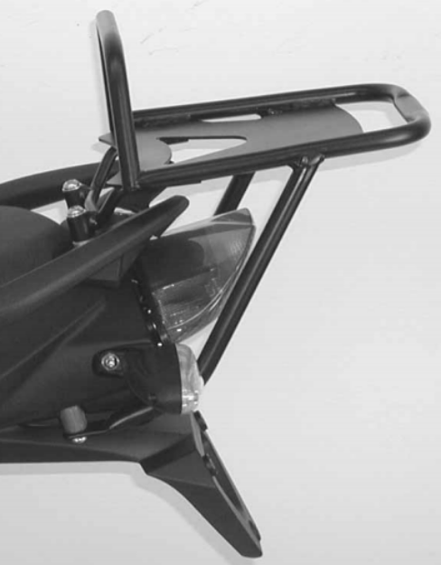 Afbeeldingen van Topdrager zwart Hepco & Becker BMW F800S '06-