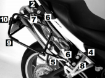 Afbeeldingen van Kofferrek zwart Lock-it Hepco & Becker Triumph TIGER 1050 '07-