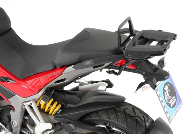 Afbeeldingen van Topdrager zwart Alurack Hepco&Becker Ducati Multistrada 1260 '18-