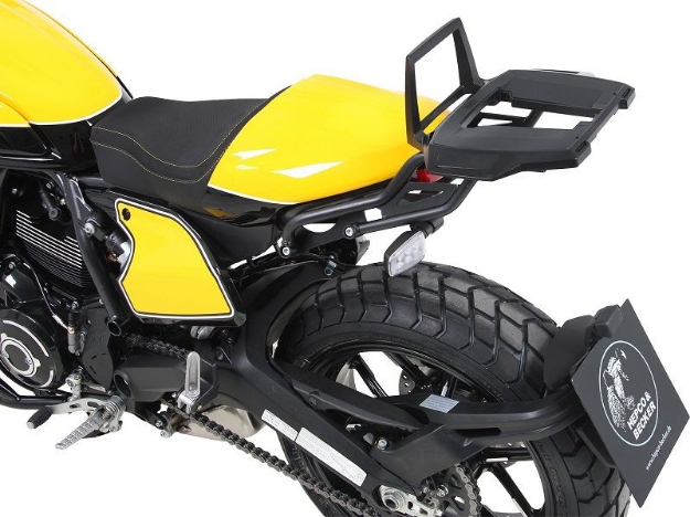 Afbeeldingen van Topdrager zwart Alurack Hepco&Becker Ducati Scrambler 800 '19-22