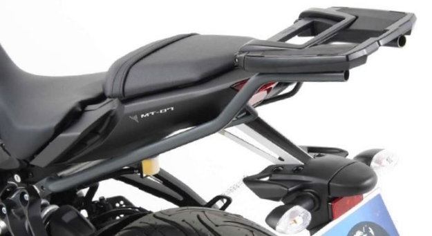 Afbeeldingen van Topdrager antraciet Easyrack Hepco&Becker Yamaha MT-07 '14-'17