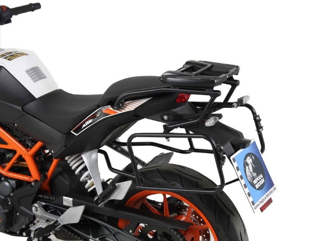 Afbeeldingen van Topdrager zwart Easyrack Hepco&Becker KTM 390 Duke '13-'16