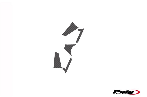 Afbeeldingen van Kroonplaatcover model X-TREME Puig voor Triumph Daytona 675/R '13-