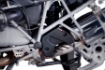 Afbeeldingen van Side cover panel rear spoiler links Puig mat zwart BMW R1200GS '04-12 / ADV '06-'13