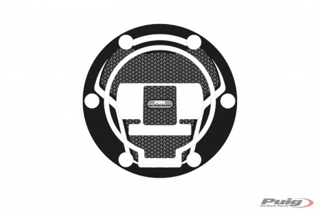 Afbeeldingen van Tankdopcover Puig diverse BMW modellen zwart/carbon look