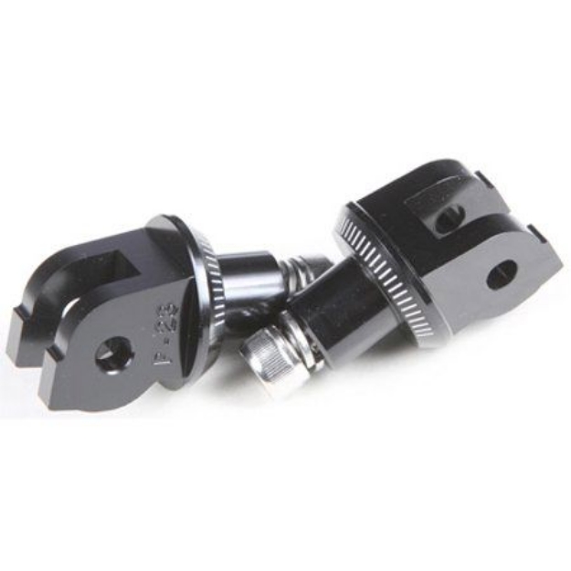 Afbeeldingen van Voetsteunadapters achterzijde van Puig voor diverse MV Agusta modellen