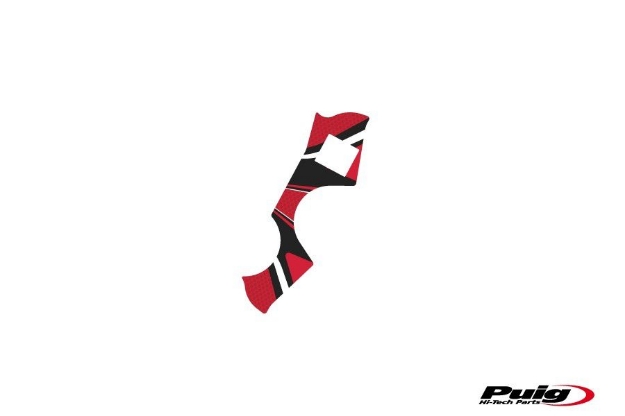 Afbeeldingen van Kroonplaatcover model Radikal voor Suzuki Inazuma '13--Rood