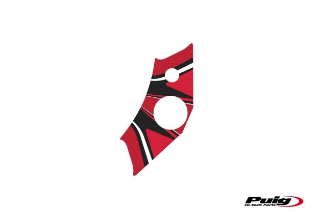 Afbeeldingen van Kroonplaatcover model Radikal voor Yamaha YZF-R6 '99-'02