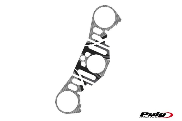 Afbeeldingen van Kroonplaatcover model Radikal voor Yamaha YZF-R1 '12-'14-Grijs