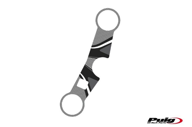 Afbeeldingen van Kroonplaatcover model Radikal voor Suzuki SV1000S '03-'05-Grijs