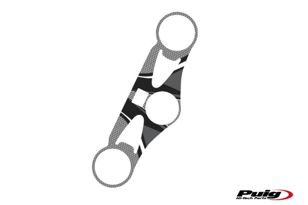 Afbeeldingen van Kroonplaatcover model Radikal voor Honda CBR1000RR '08-'16-Grijs