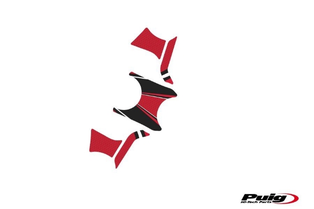 Afbeeldingen van Kroonplaatcover model Radikal voor BMW R1200GS '08-'12-Rood