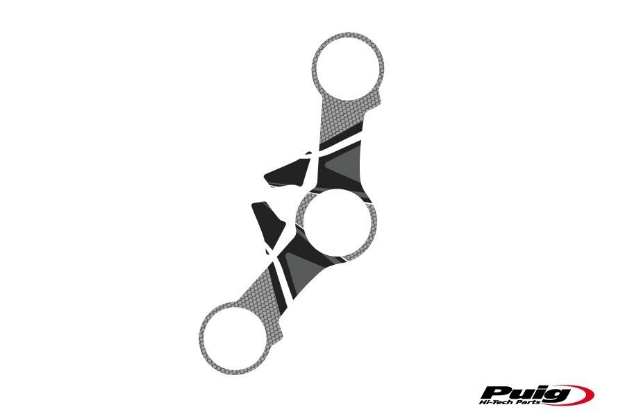 Afbeeldingen van Kroonplaatcover model Radikal voor BMW R1150RS '01-'05-Grijs