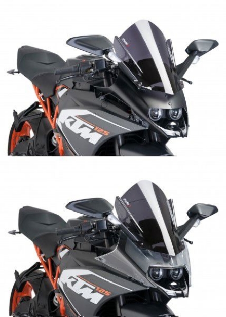 Afbeeldingen van Vervangingsruit Puig Jetstream KTM RC125/ RC390 '14-21 -donker getint