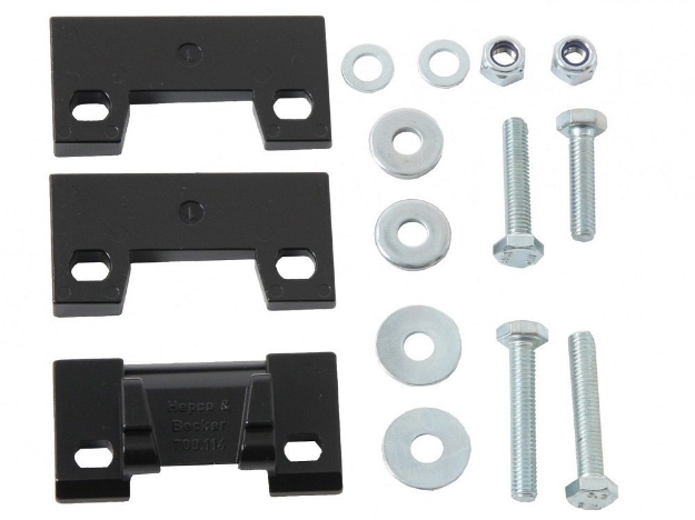 Afbeeldingen van Kofferadapterset Alu Box / Alu Exclusiv Hepco&Becker