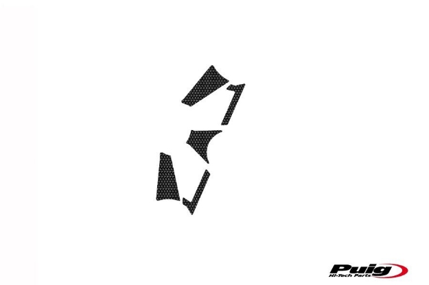 Afbeeldingen van Kroonplaatcover carbon look Puig voor Triumph Daytona 675/R '13-