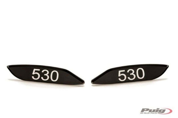 Afbeeldingen van Spiegelafdekplaatjes Puig Yamaha T-Max 530 '12- Zwart