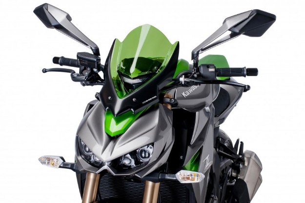 Afbeeldingen van Vervangingsruit naked Bike Tour Puig Kawasaki Z1000 '14-'18-groen
