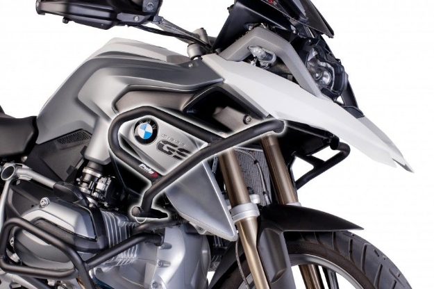 Afbeeldingen van Valbeugel zwart voor bovenkant Puig BMW R1200GS LC '14-16