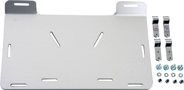 Afbeeldingen van Topdrager/Sissybar zilver Hepco&Becker verbreder voor Handbags