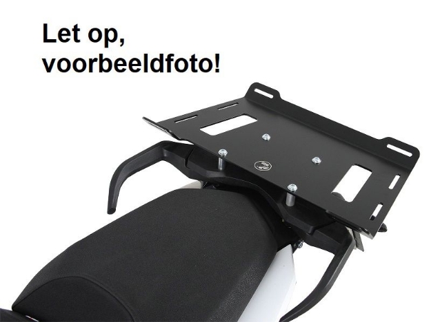 Afbeeldingen van Topdragerverbreder zwart Hepco&Becker BMW F850GS Adventure ’19-