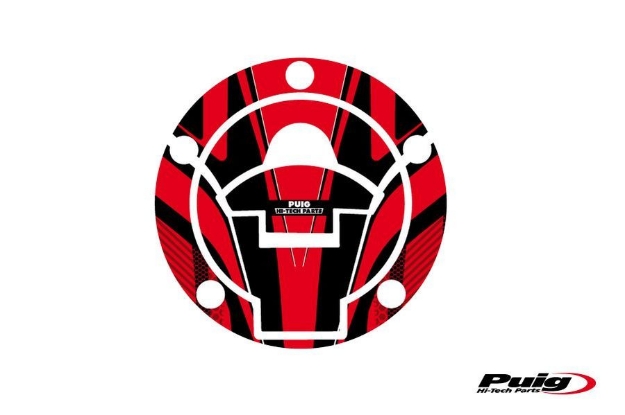 Afbeeldingen van Tankdopcover Radikal Puig voor Yamaha YZF-R3 '15--Rood