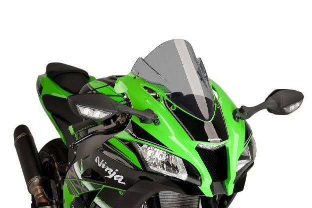 Afbeeldingen van Vervangingsruit Puig jetstream Kawasaki ZX10-R '16-20 -licht getint