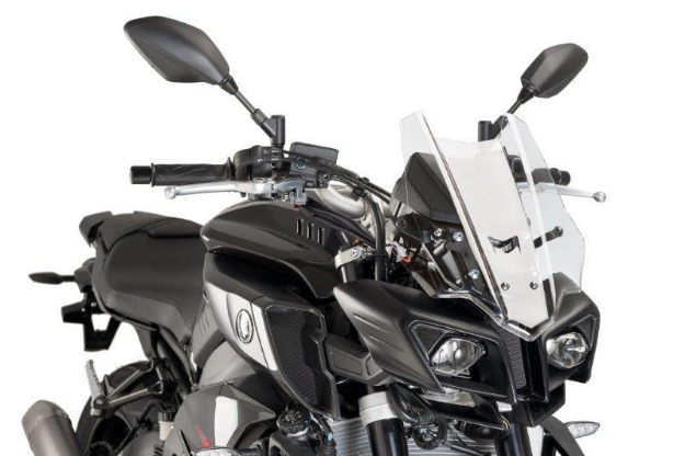 Afbeeldingen van Vervangingsruit naked bike Puig Yamaha MT-10 '16- transparant