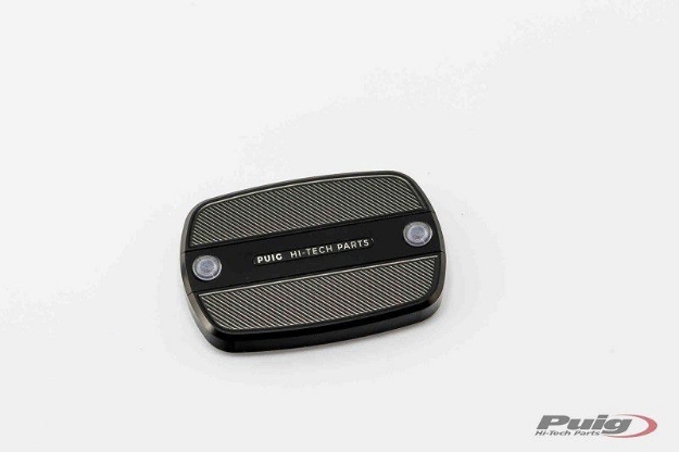 Afbeeldingen van Remvloeistofreservoircover Yamaha T-Max 500 '08-'11/ T-Max 530 '12-'16 Puig-Zwart