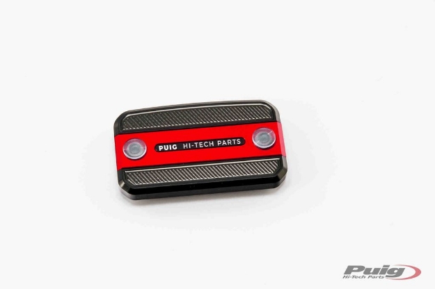 Afbeeldingen van Koppelingvloeistofreservoircover Puig Kymco AK550 '17--Rood