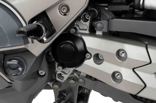 Afbeeldingen van Sump cover Puig Kymco AK550 '18--Zwart