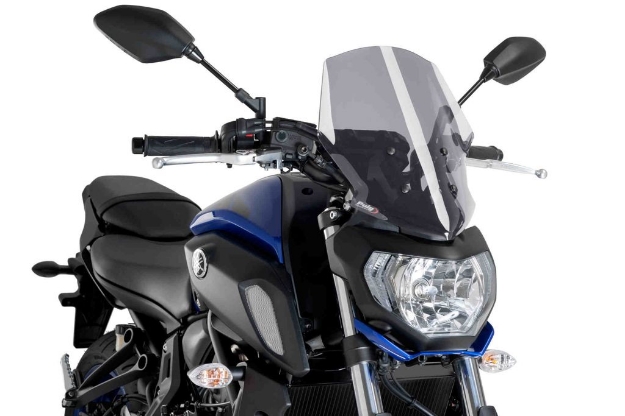 Afbeeldingen van Vervangingsruit naked bike Touring Puig Yamaha MT-07 '18--licht getint