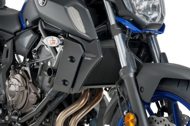 Afbeeldingen van Side cover panels Puig (set) voor radiateur Yamaha MT-07 '18-