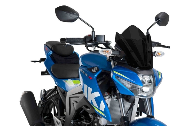 Afbeeldingen van Vervangingsruit naked bike Sport Puig Suzuki GSX-S125 '17--donker getint