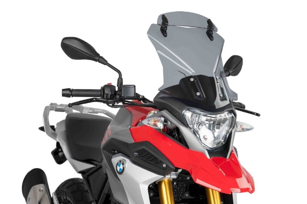 Afbeeldingen van Vervangingsruit touring met opzetruitje licht getint Puig BMW G310 GS '17-