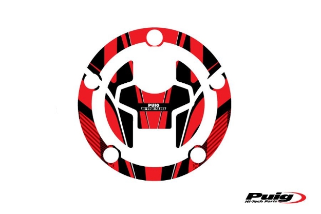 Afbeeldingen van Tankdopcover Radikal Puig voor Suzuki GSX-S125 '17--Rood