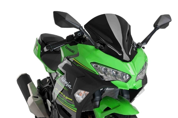 Afbeeldingen van Vervangingsruit Jetstream Puig Kawasaki Ninja 400 '18--zwart