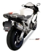 Afbeeldingen van MIVV Suono Steel RVS dempers Aprilia RSV1000 '04-08 / Tuono '06-10