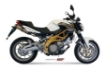 Afbeeldingen van MIVV Suono Steel RVS dempers Aprilia Shiver 750 '08-20