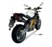 Afbeeldingen van MIVV Suono Steel Black RVS dempers Aprilia Shiver 750 '08-